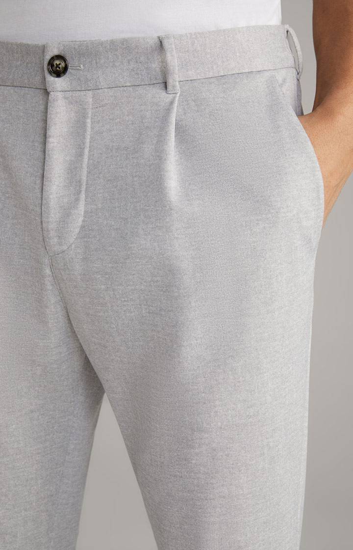 Joop Baukasten-Hose Lester in Hellgrau meliert Outlet