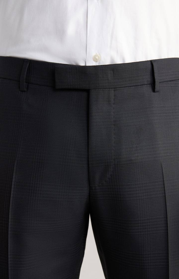 Joop Baukastenhose Blayr in Navy kariert Fabrikverkauf