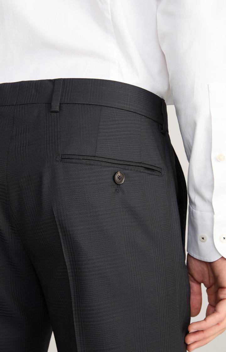 Joop Baukastenhose Blayr in Navy kariert Fabrikverkauf