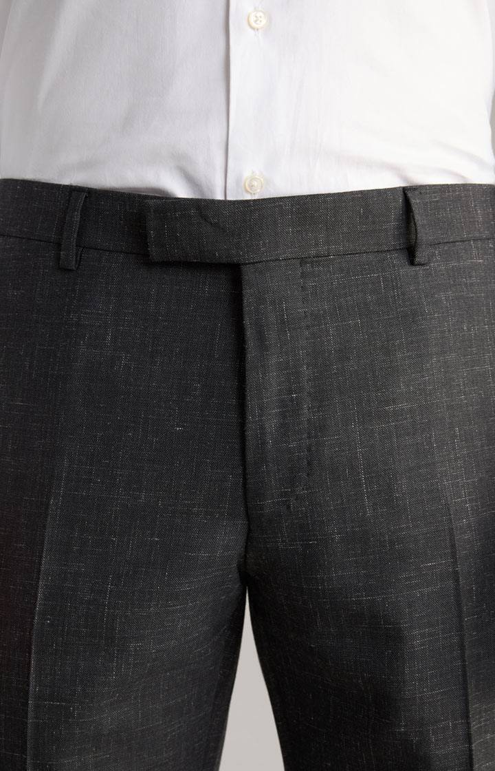 Joop Leinenmix Baukasten-Hose Blayr in Anthrazit meliert Limitierter Zeitrabatt