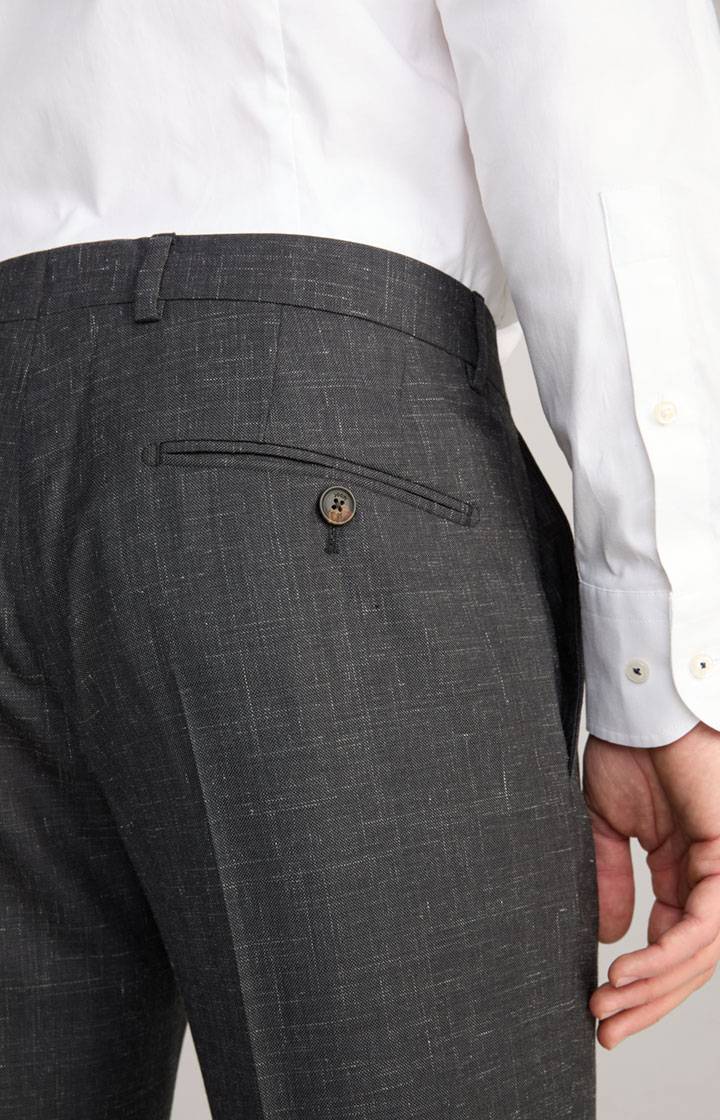 Joop Leinenmix Baukasten-Hose Blayr in Anthrazit meliert Limitierter Zeitrabatt