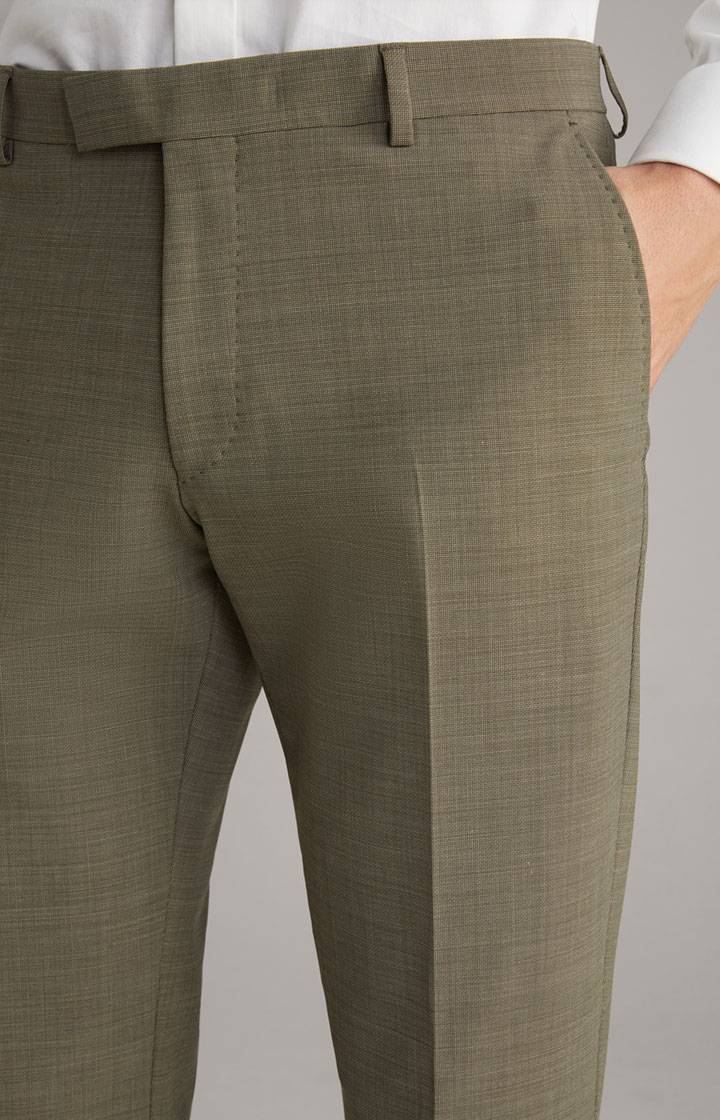 Joop Baukasten-Hose Blayr in Olivgrün strukturiert Fabrik Onlineshop