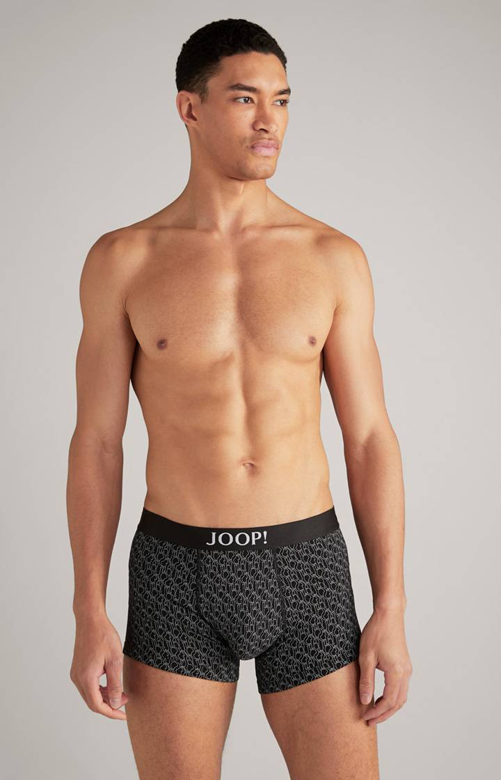 Joop 3er-Pack Fine Cotton Stretch Boxer in Schwarz/Dunkelblau/Grau Preisnachlass