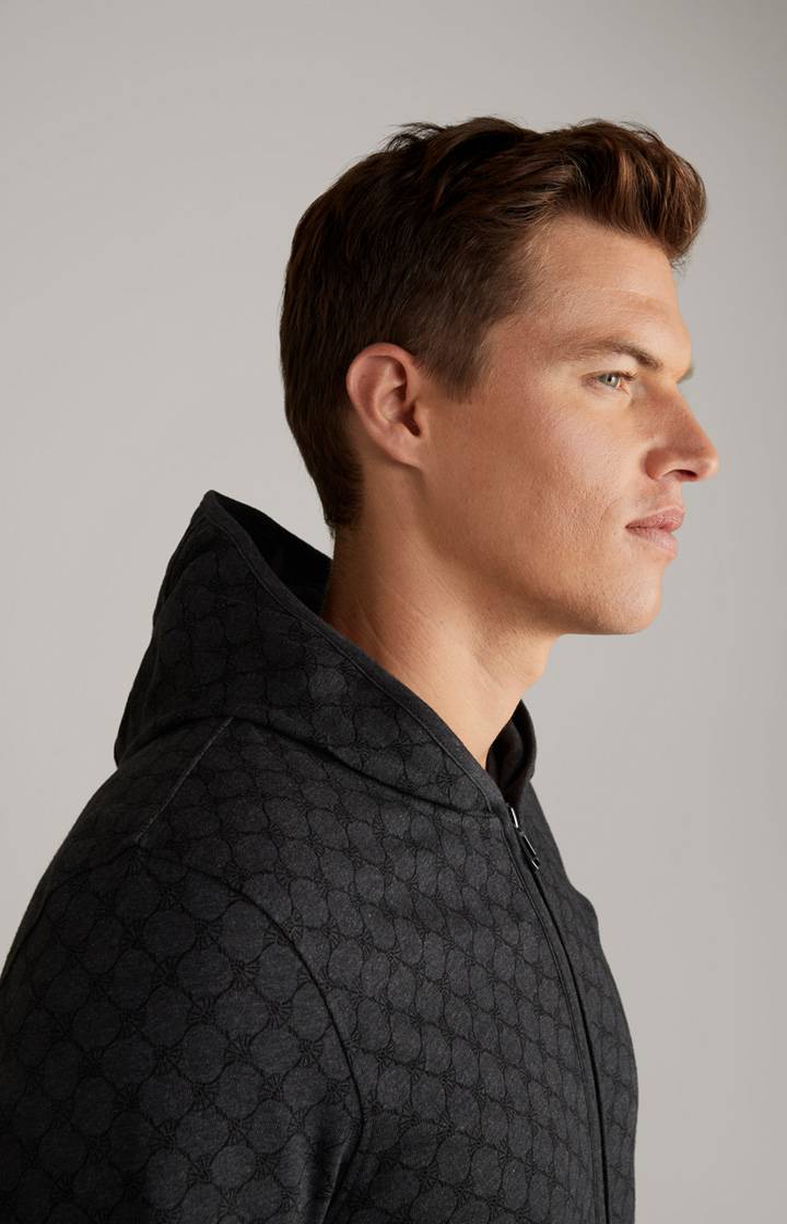 Joop Loungewear Sweatjacke in Anthrazit meliert Cyber Monday