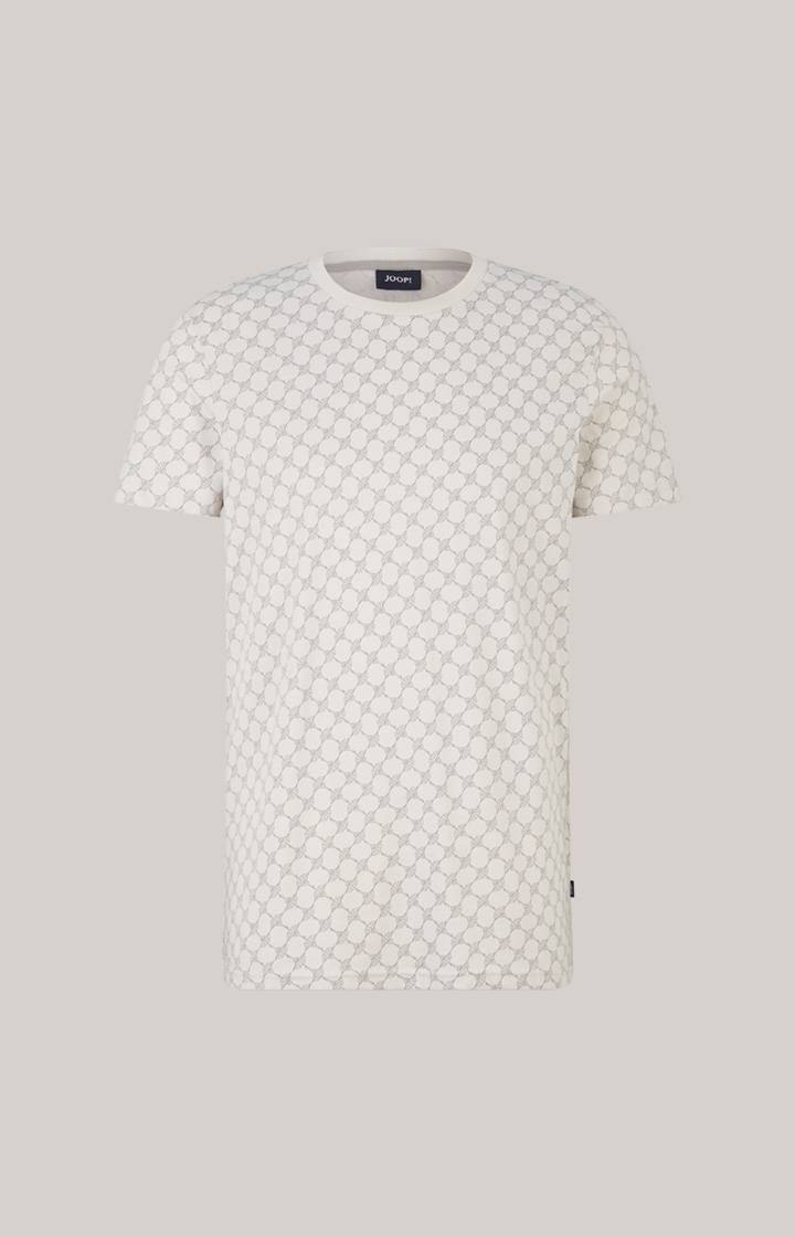 Joop Loungewear T-Shirt in Offwhite/Grau gemustert Zeitlich begrenztes Angebot
