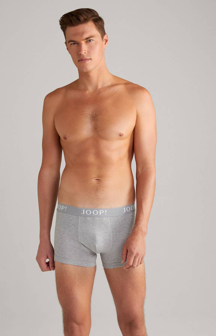 Joop 3er-Pack Fine Cotton-Stretch Boxer in Schwarz/Navy/Grau meliert Blitzangebot