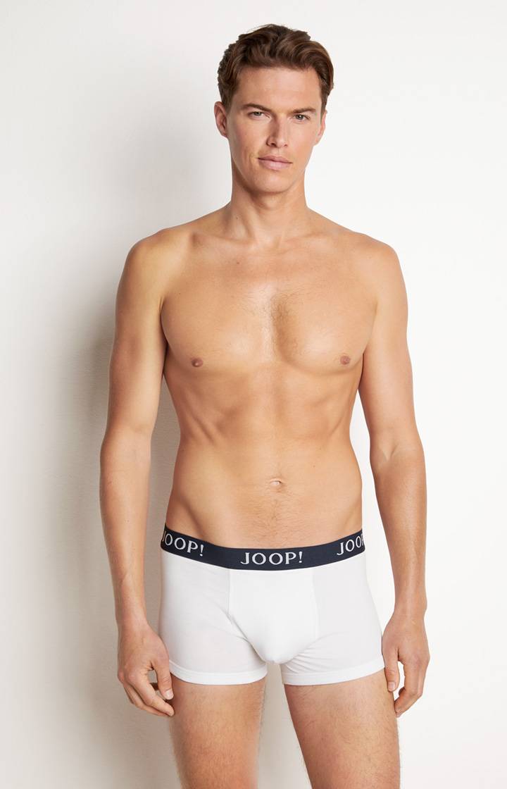 Joop 3er-Pack Fine Cotton Stretch Boxer in Dunkelblau/Weiß Große Rabatte