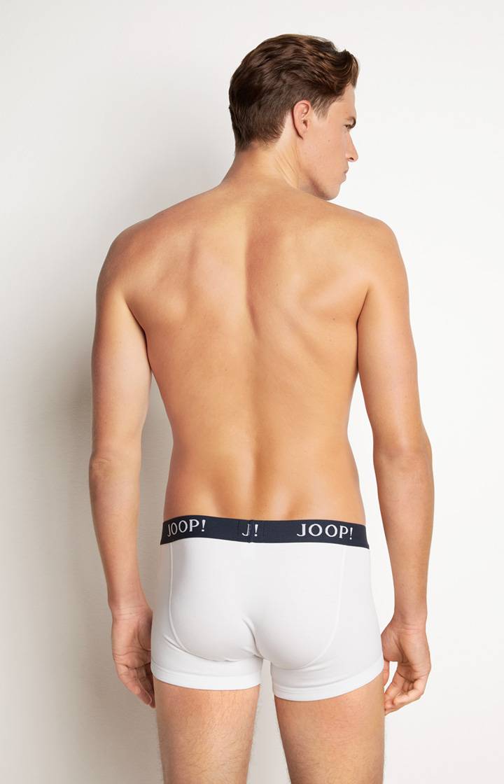 Joop 3er-Pack Fine Cotton Stretch Boxer in Dunkelblau/Weiß Große Rabatte