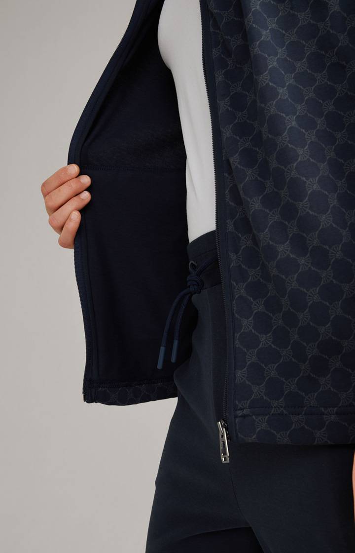 Joop Loungewear Sweatjacke in Dunkelblau Räumungsverkauf