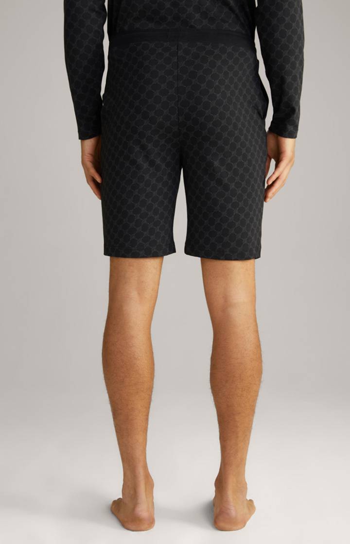 Joop Loungewear Shorts in Schwarz gemustert Riesige Ersparnisse