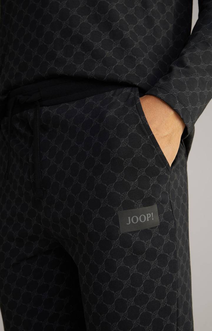 Joop Loungewear Shorts in Schwarz gemustert Riesige Ersparnisse