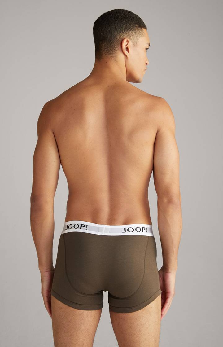 Joop 3er-Pack Fine Cotton Stretch Boxer in Dunkelblau/Bordeaux/Oliv Tiefpreis
