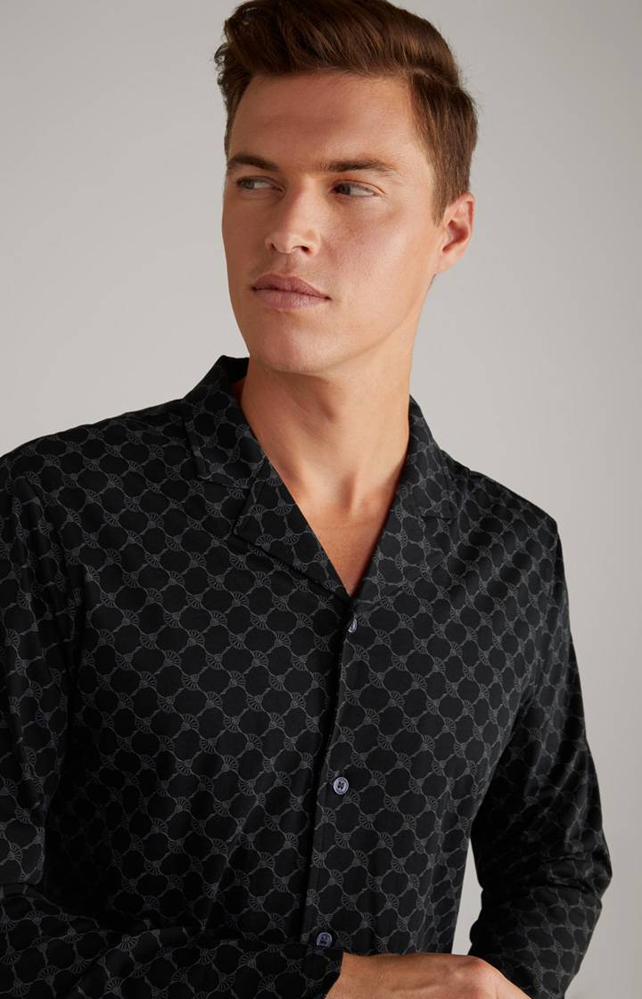 Joop Cornflower Baumwoll-Pyjama in Schwarz JETZT KAUFEN