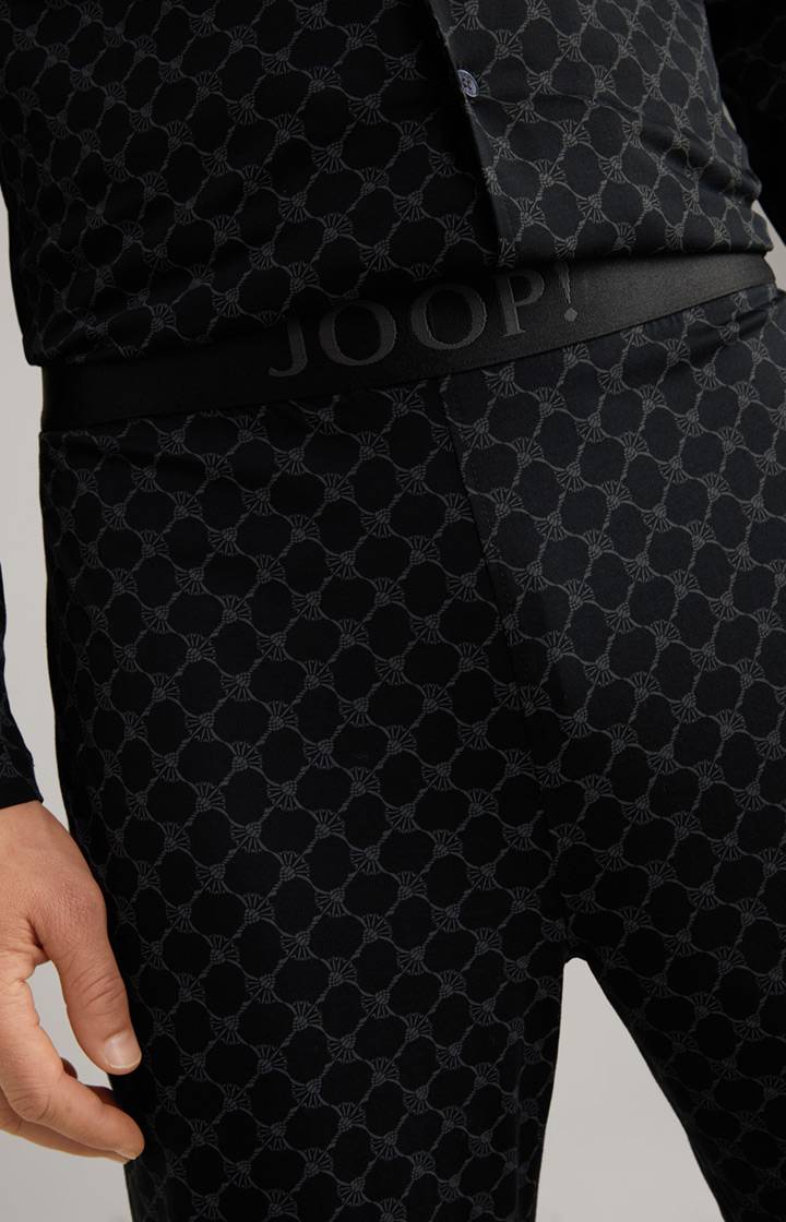 Joop Cornflower Baumwoll-Pyjama in Schwarz JETZT KAUFEN
