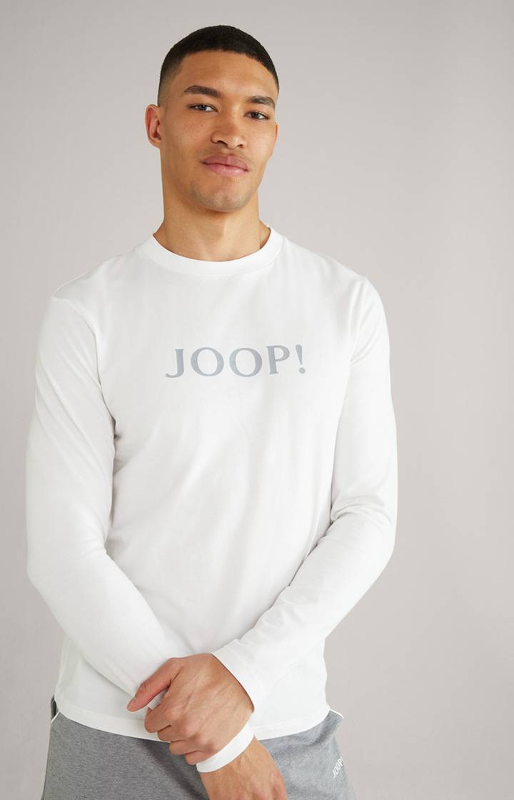 Joop Loungewear Longsleeve in Weiß Letzter Tag