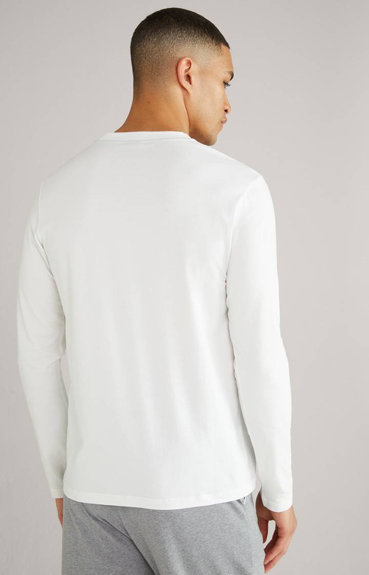 Joop Loungewear Longsleeve in Weiß Letzter Tag