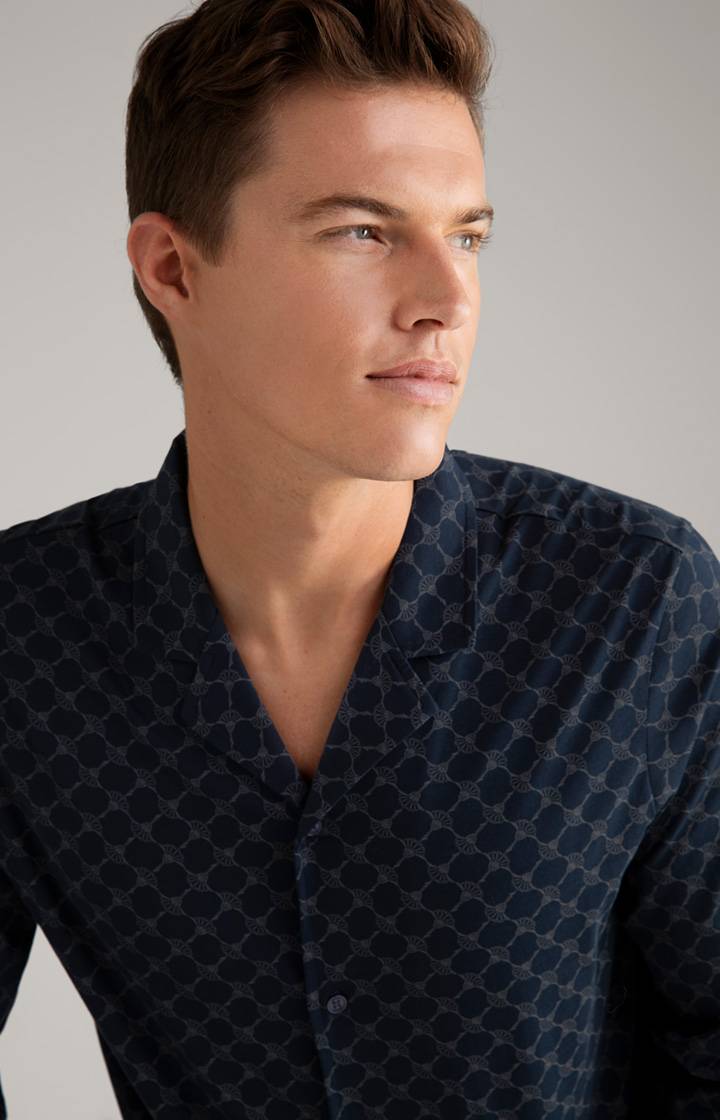 Joop Cornflower Baumwoll-Pyjama in Dunkelblau Bis zu 50% Rabatt