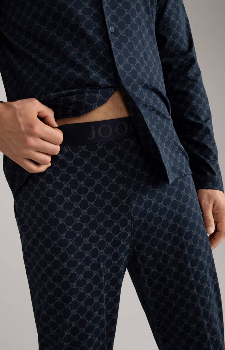 Joop Cornflower Baumwoll-Pyjama in Dunkelblau Bis zu 50% Rabatt