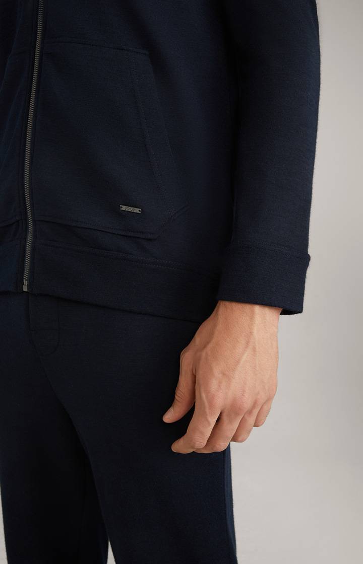 Joop Loungewear Sweatjacke in Dark Blue Sonderangebot der Fabrik