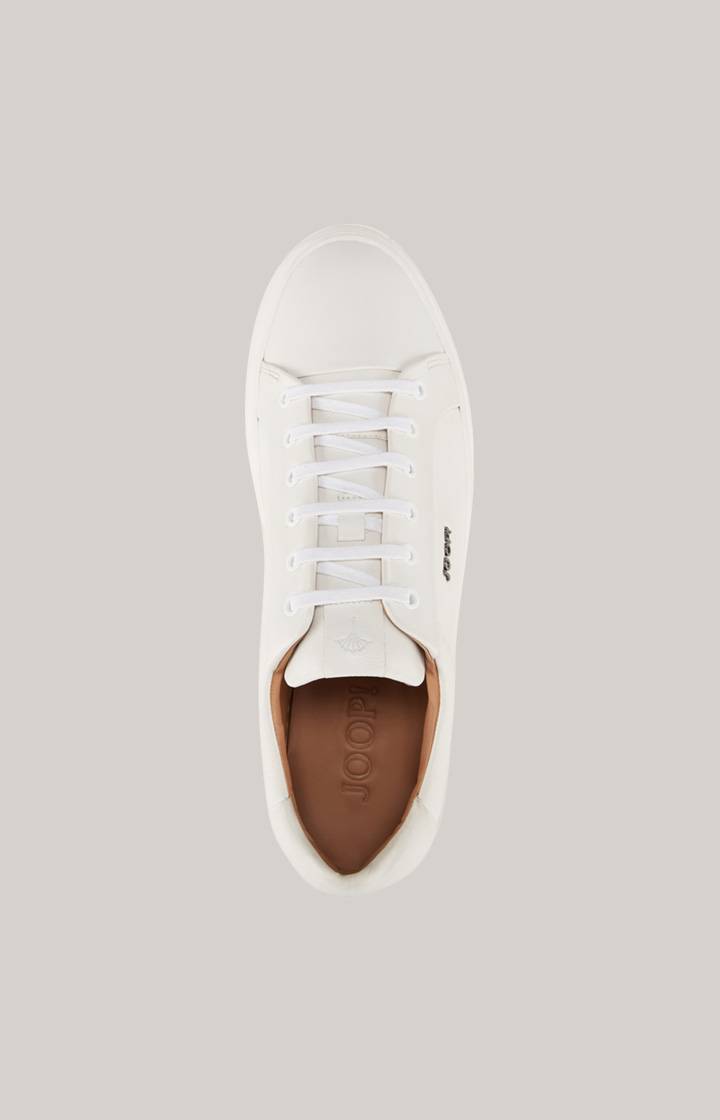 Joop Leder-Sneaker Tinta Coralie in Weiß Fabrikpreis