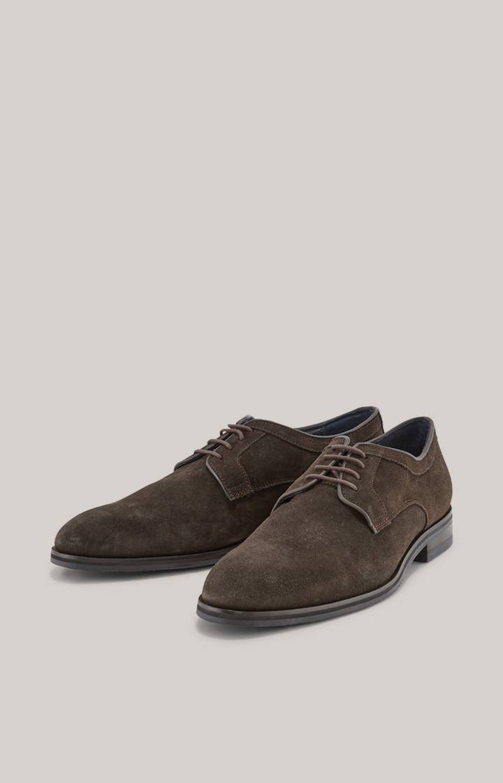 Joop Lace-Up Velluto Kleitos in Dunkelbraun