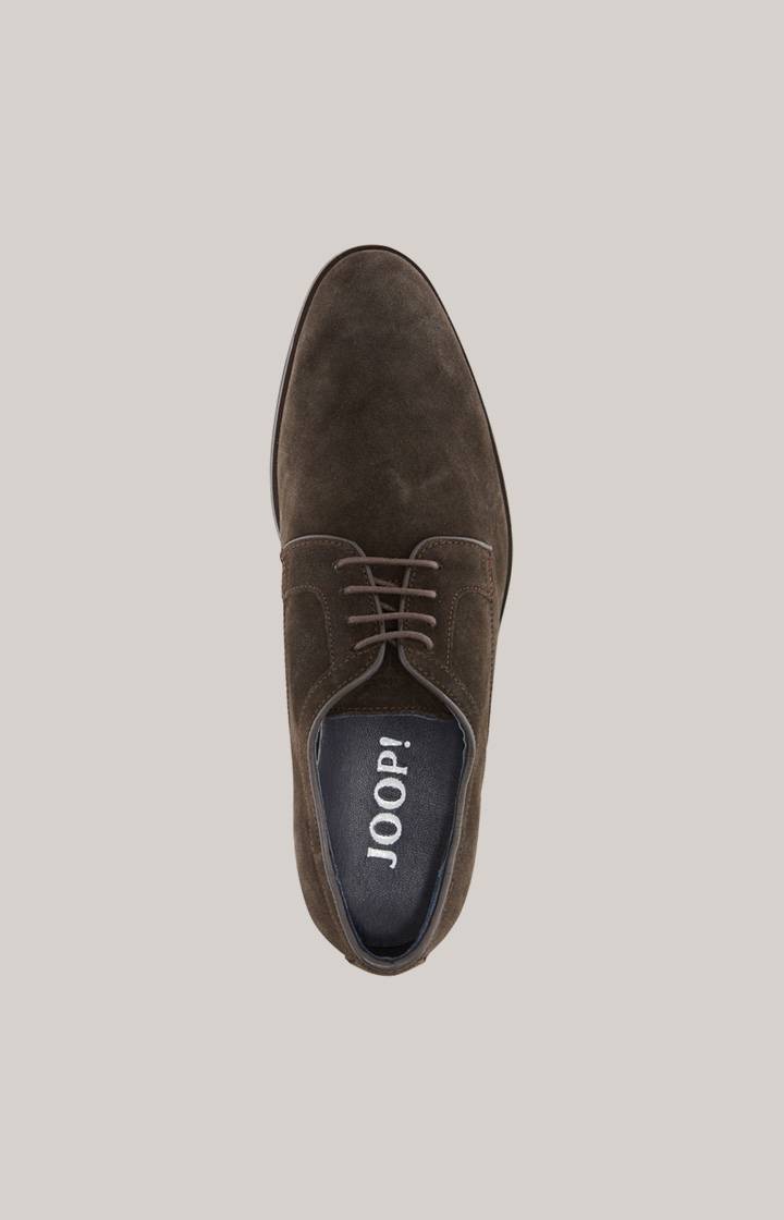 Joop Lace-Up Velluto Kleitos in Dunkelbraun Tägliche Deals
