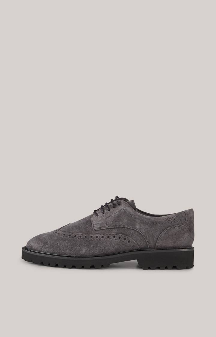 Joop Brogue Lace-up Velluto New Danilo in Dunkelgrau Sonderangebote