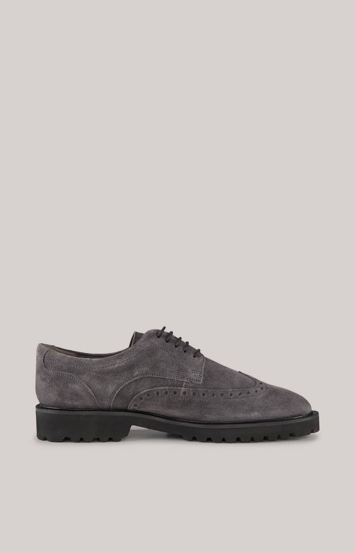 Joop Brogue Lace-up Velluto New Danilo in Dunkelgrau Sonderangebote