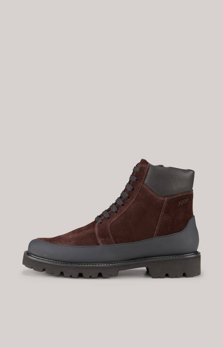 Joop Boots Hektor Velluto Misto in Dunkelbraun Letzter Tag