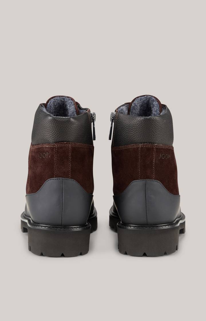 Joop Boots Hektor Velluto Misto in Dunkelbraun Letzter Tag