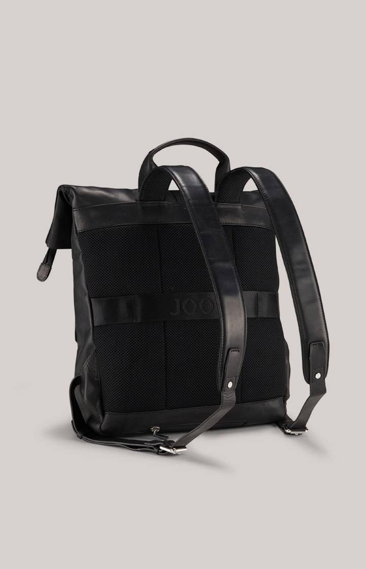 Joop Leder-Rucksack Loreto Rico in Schwarz Clearance-Verkauf