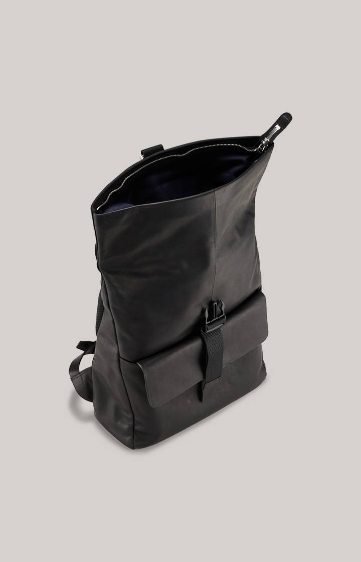 Joop Leder-Rucksack Loreto Rico in Schwarz Clearance-Verkauf