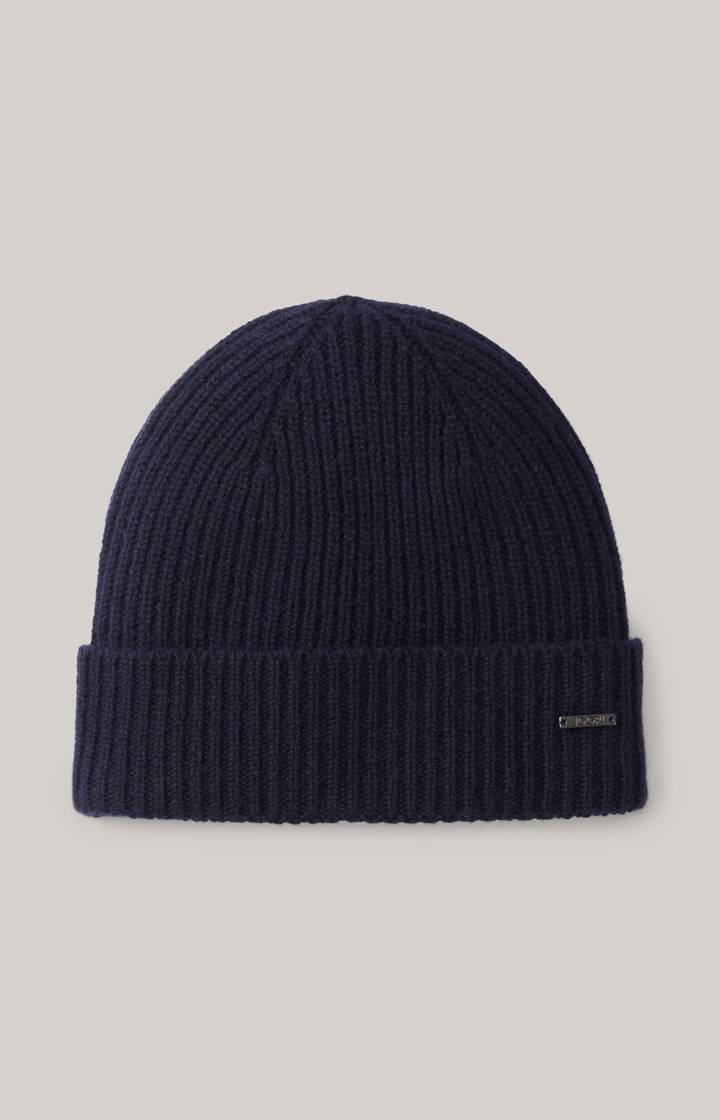 Joop Cashmere-Mütze Fenol in Navy Tiefpreis