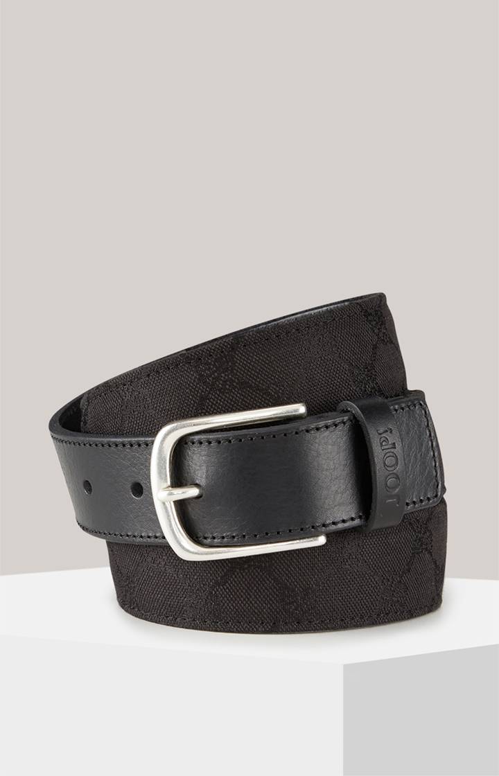 Joop Cornflower-Ledergürtel in Schwarz Fabrikverkauf