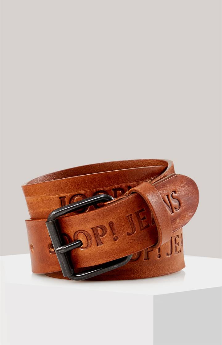 Joop Ledergürtel in Cognac Begrenztes Angebot