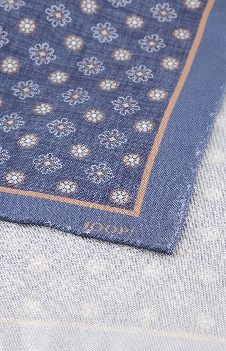 Joop Seiden-Einstecktuch in Dunkelblau/Beige Online Outlet
