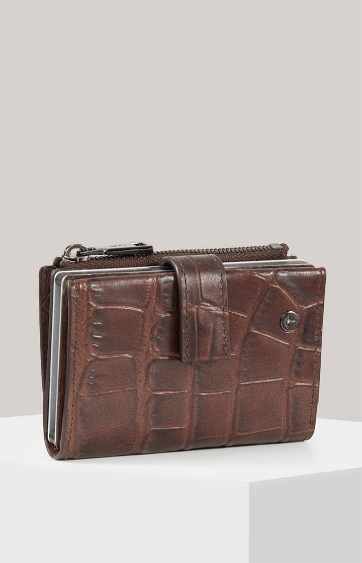 Joop Karten-Etui Fano C-Four E-Cage in Dunkelbraun Auslauf