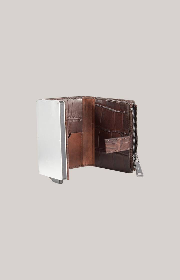 Joop Karten-Etui Fano C-Four E-Cage in Dunkelbraun Auslauf