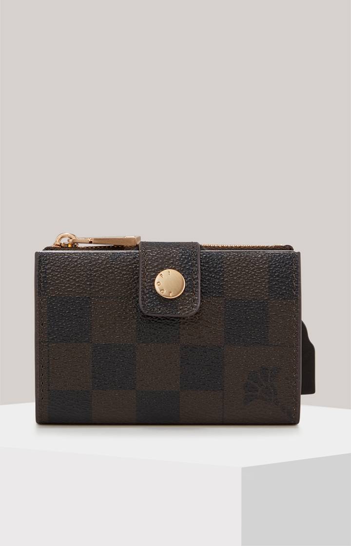 Joop Karten-Etui Cortina Piazza C-Four in Dunkelbraun im Angebot