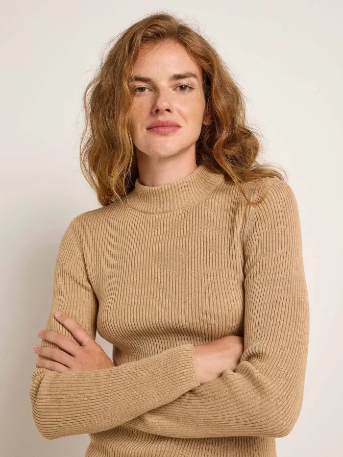 Lanius Stehkragenpullover (GOTS) Super Sparpreis