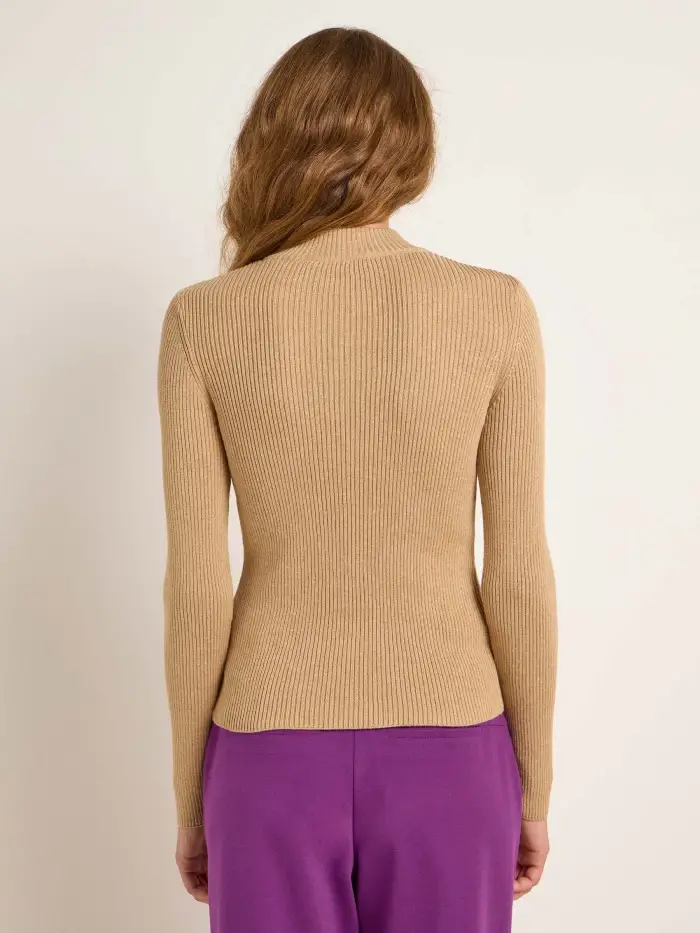 Lanius Stehkragenpullover (GOTS) Super Sparpreis