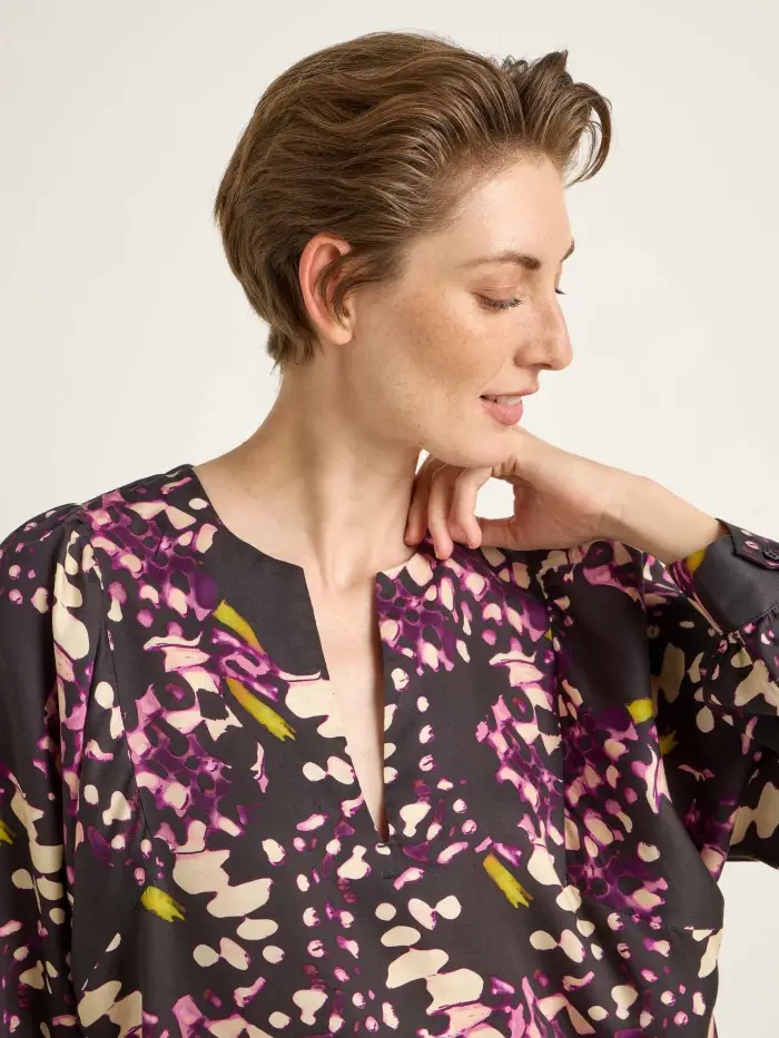 Lanius Bluse mit Kräuseln Bis zu 50% Rabatt