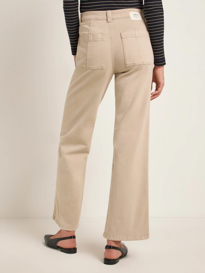 Lanius Hose mit weitem Bein (GOTS) Discount Store für neue Produkte