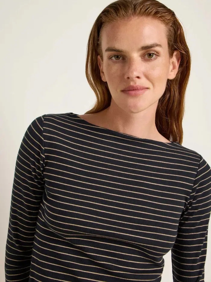 Lanius U-Boot Shirt mit Streifen (GOTS) Nur noch ein Tag übrig