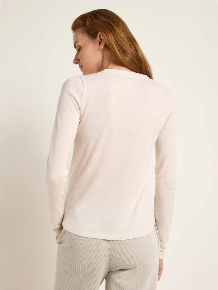 Lanius Shirt mit Knopfleiste (GOTS) Clearance-Verkauf