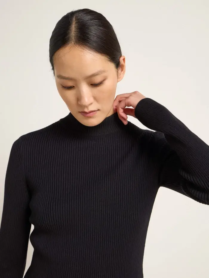 Lanius Stehkragenpullover (GOTS) zollfrei