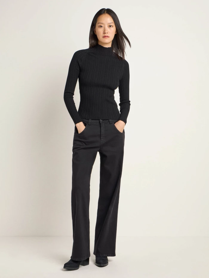 Lanius Rippenpullover (GOTS) Online