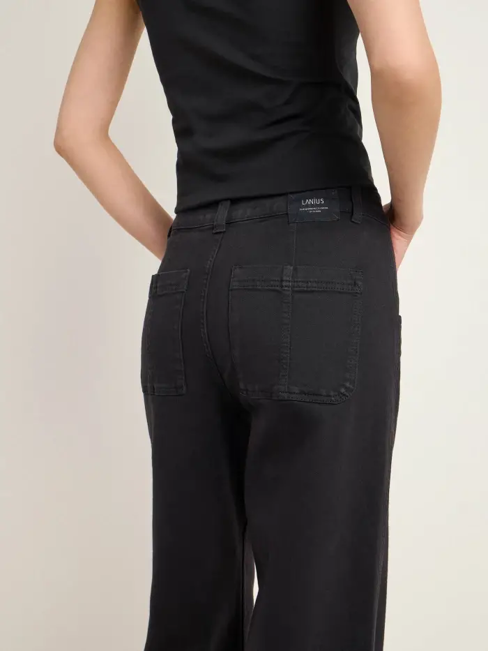 Lanius Hose mit weitem Bein (GOTS) Outlet