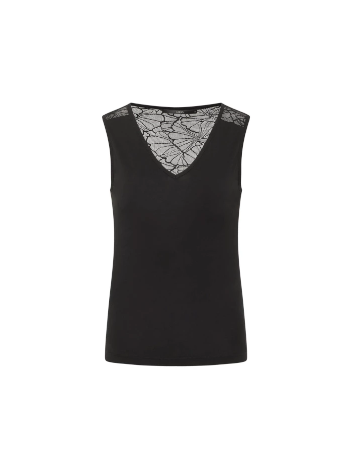 Lanius Top mit Spitzeneinsatz (GOTS) Hotsell