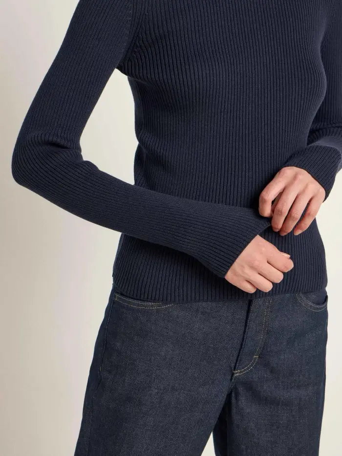 Lanius Stehkragenpullover (GOTS) Schlussverkauf